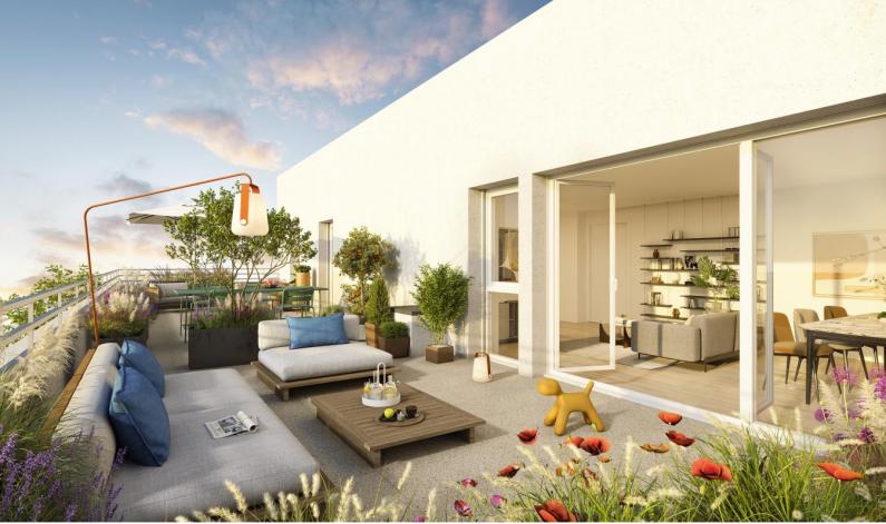 Programme neuf LES TERRASSES MARCEAU TR2 B