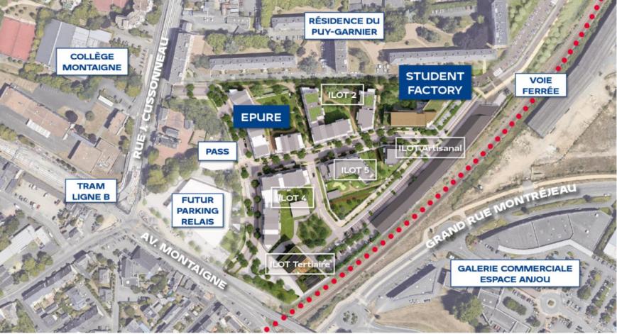 Programme neuf STUDENT FACTORY ANGERS - MONTAIGNE